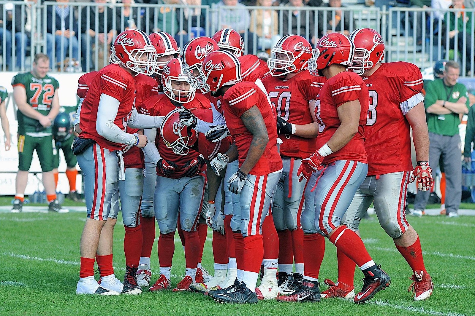 Huddle Kiel Baltic Hurrianes Amsterdam Crusaders EFL 0030