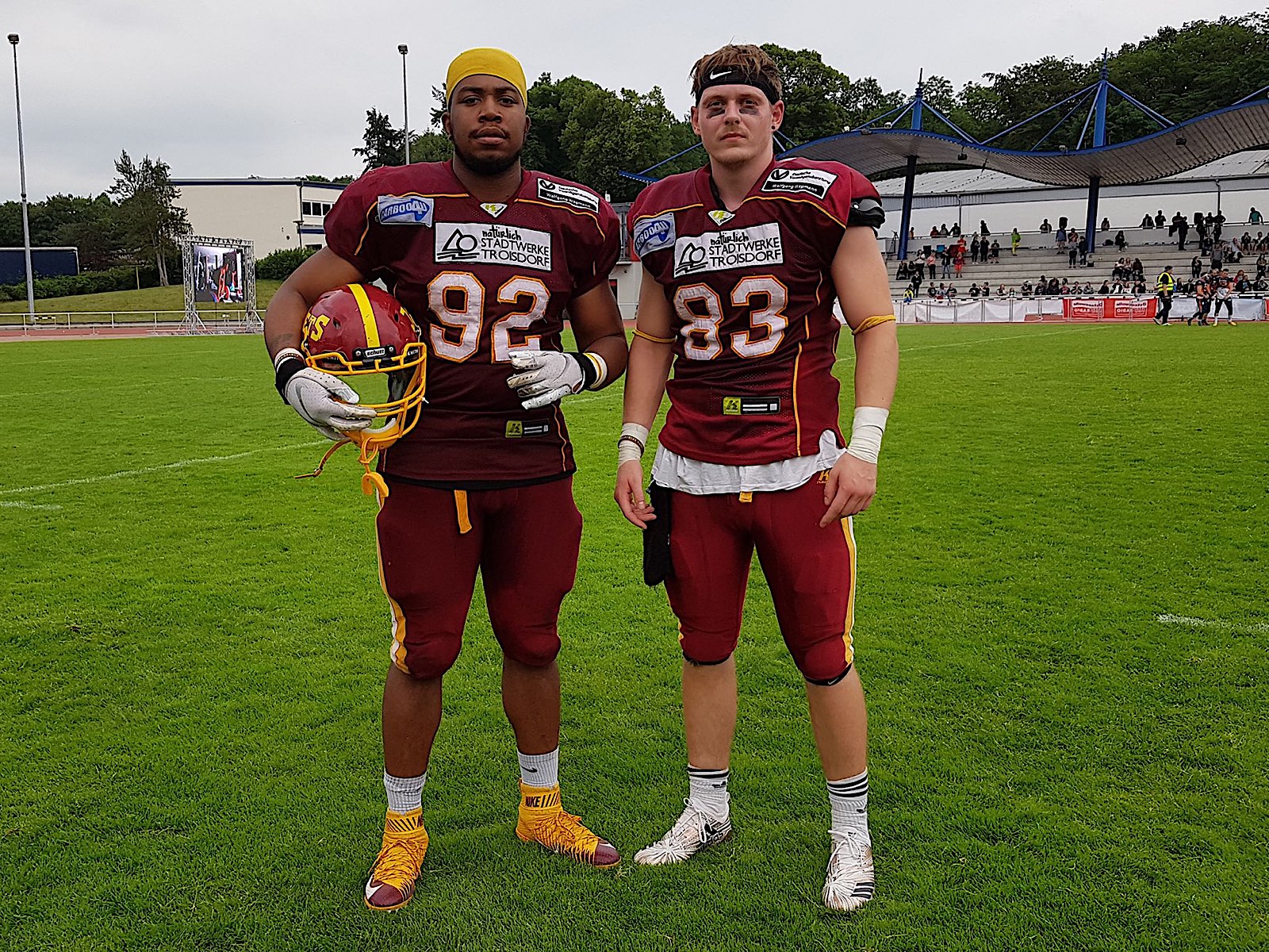 Heisman Johnson (links) und Tim Manns konnten sich über Punkte für ihr Team freuen.