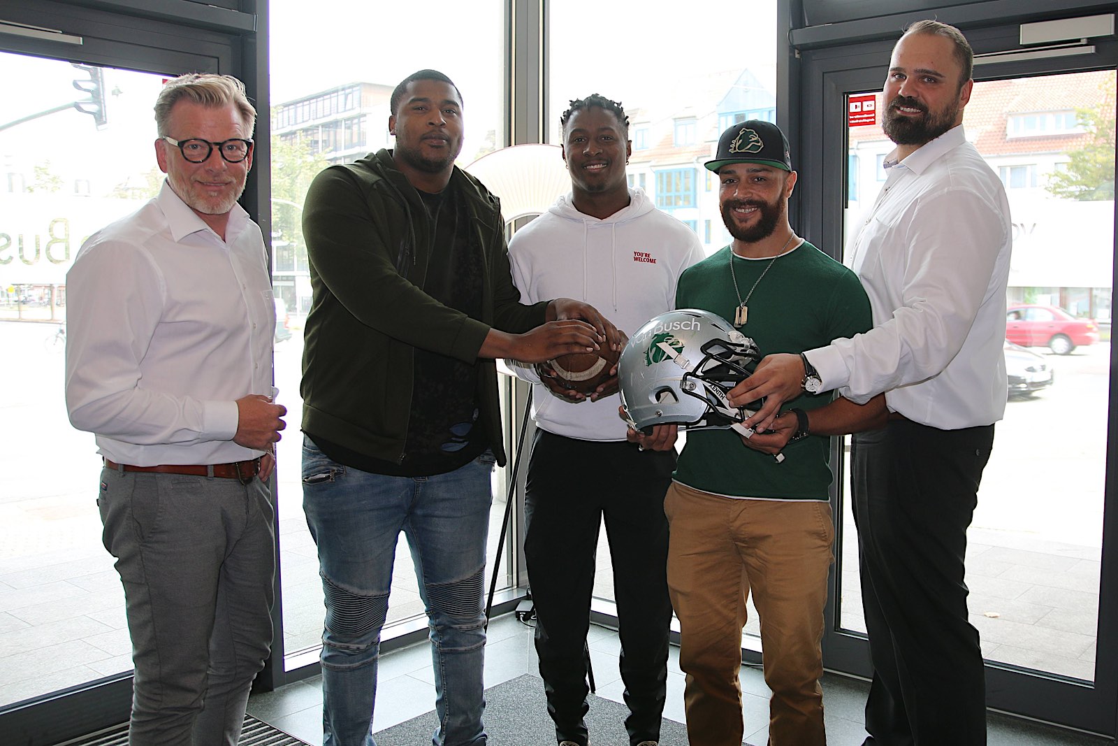  John Boston und Roosevelt Donaldson verstärken die Defense der Bulldogs (Foto: Bielefeld Bulldogs)