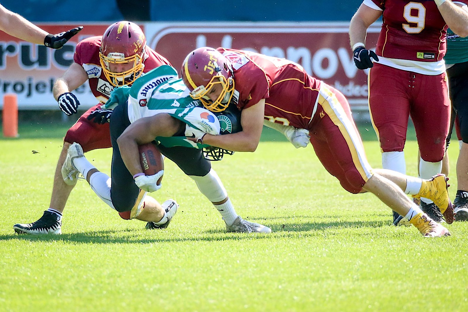 Hart gekämpft und doch wieder verloren. Jets können Hinspiel-Erfolg gegen Hannover nicht wiederholen (Foto: Katharina Hohenhoff)