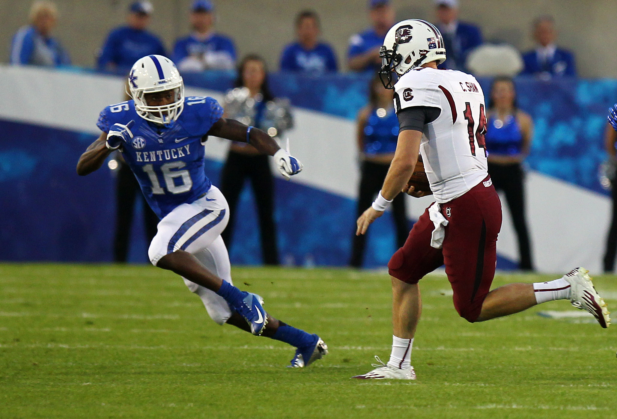 Kentucky Wildcat Tyren Quinn verstärkt die Lions (Foto: University of Kentucky)