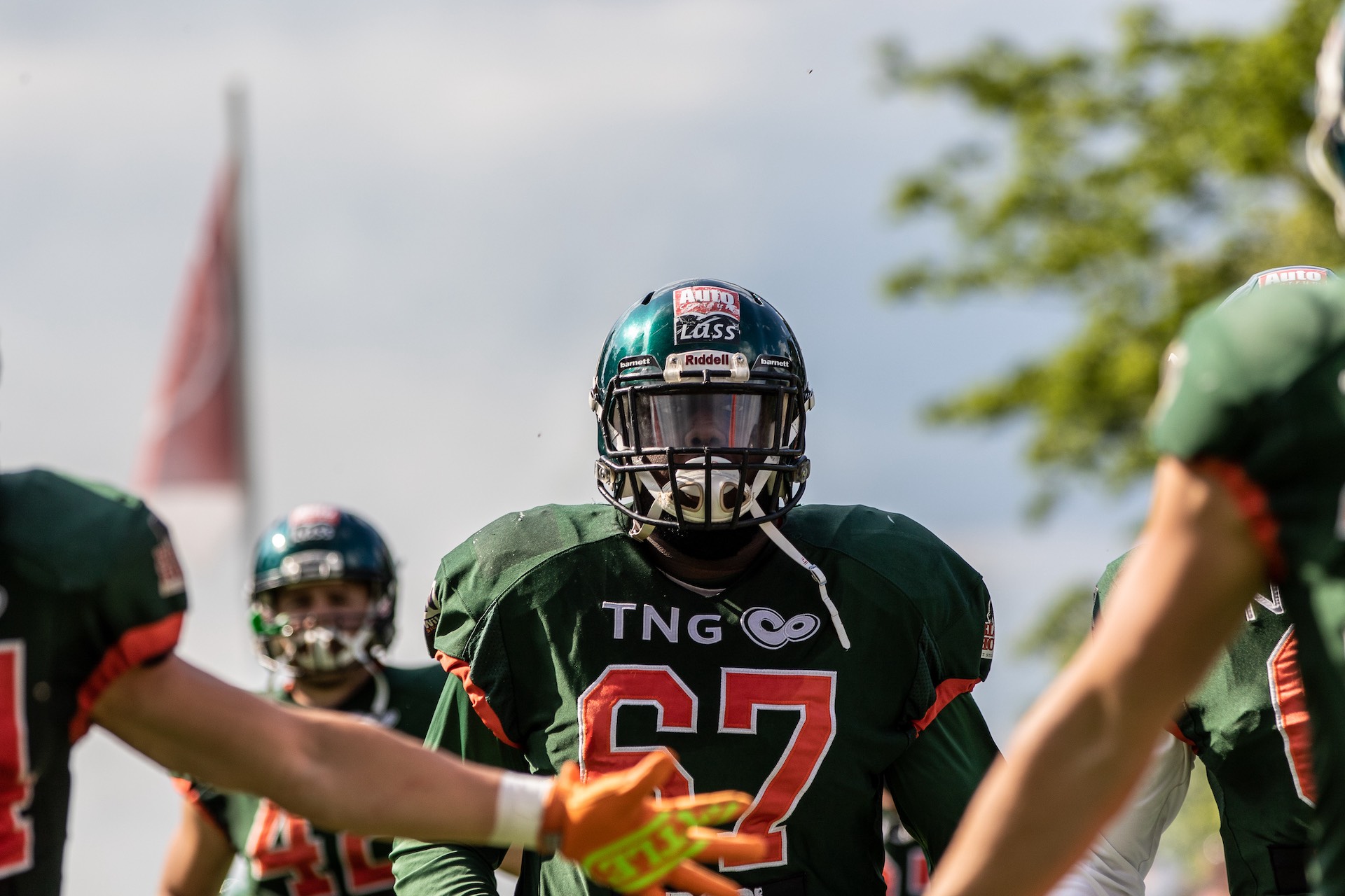 Belgischer Offensive Linemen und Gfl Veteran Amos Laoye wechselt nach Braunschweig- Foto: Marc Seefeldt / Kiel Baltic Hurricanes