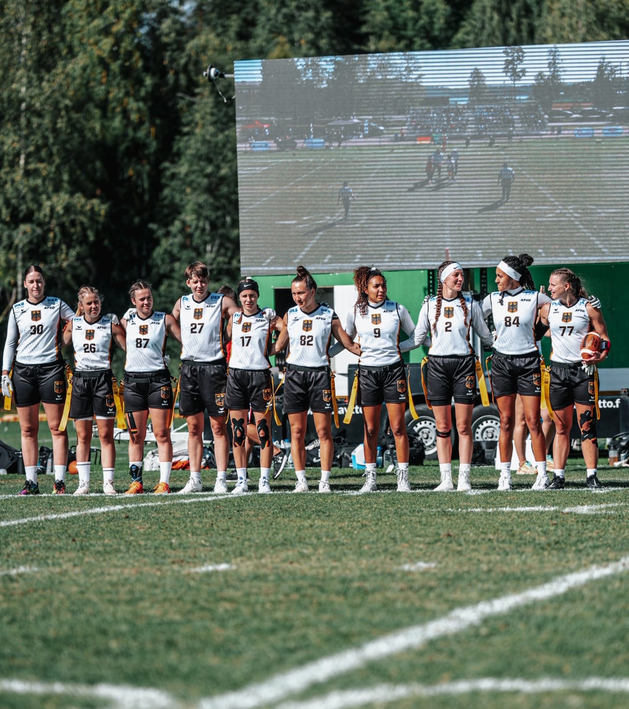 Erfolgreiche Frauen Flag Nationalmannschaft - Foto: AFVD