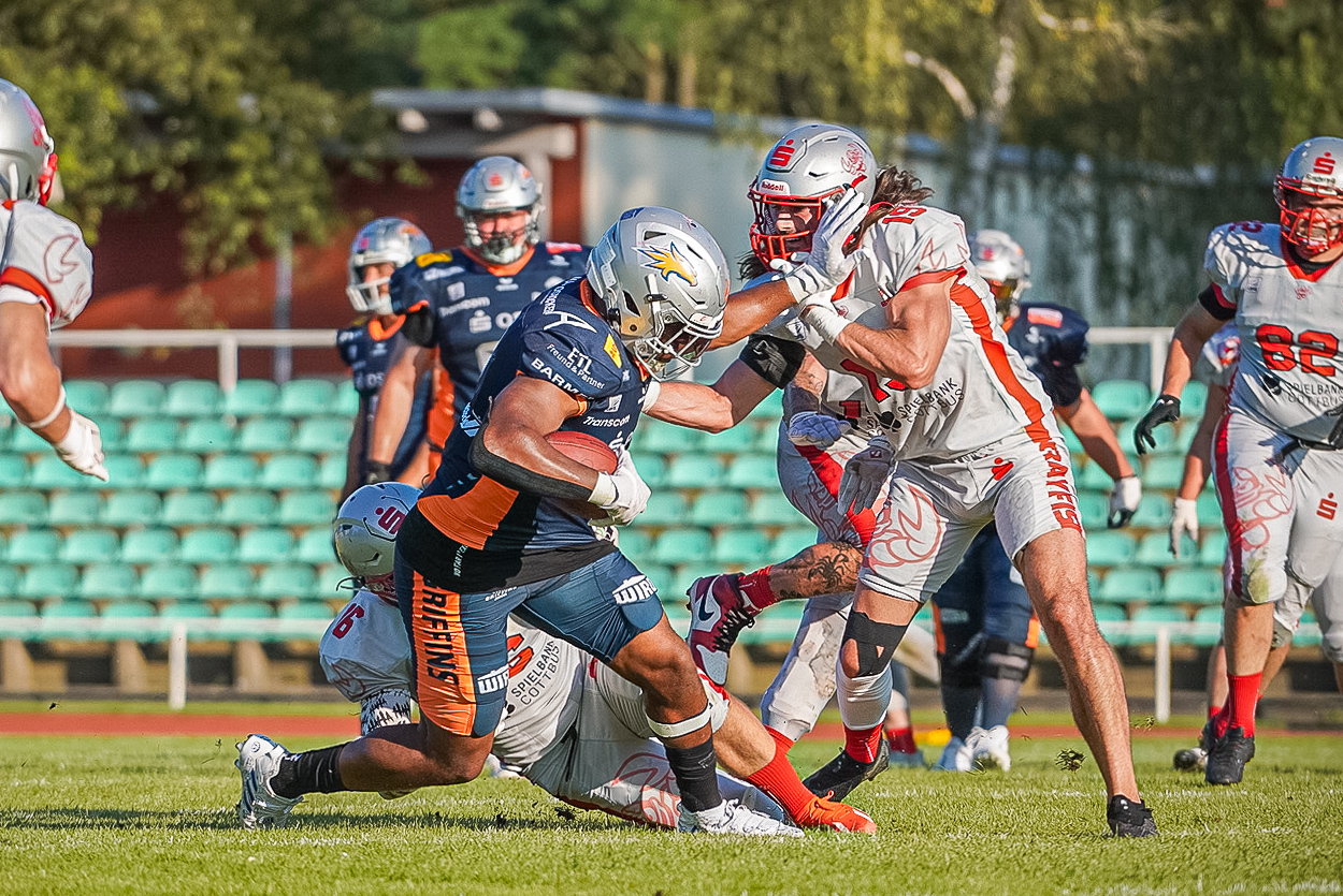 Griffins gewinnen Hitzeschlacht in Cottbus - Foto: Annemarie Ulbricht