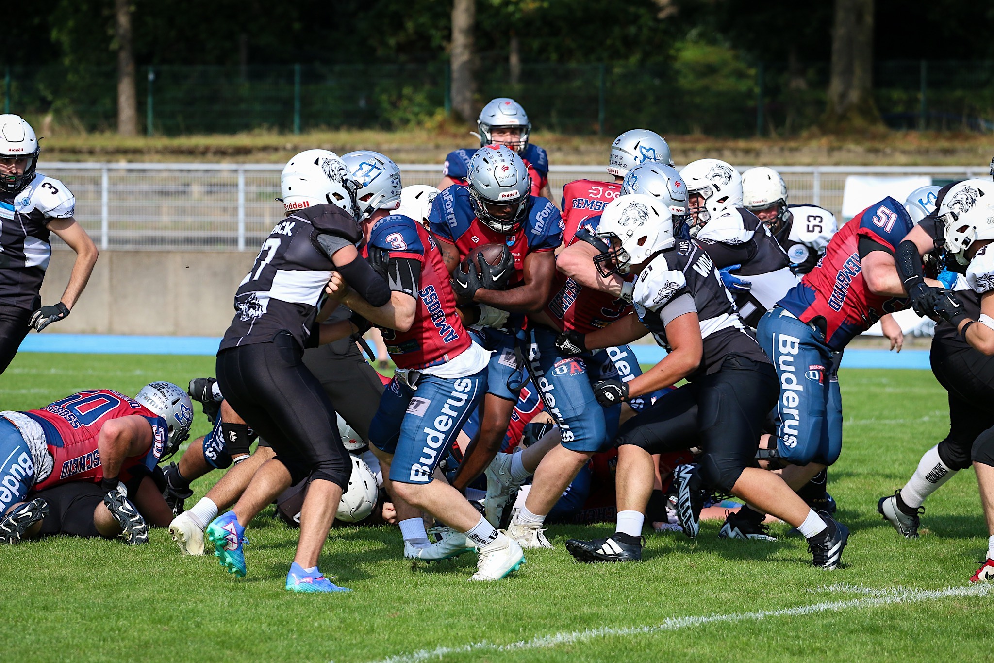 MG Wolfpack ringt Remscheid Amboss mit 49 45 nieder - Foto: Cedric Eltze